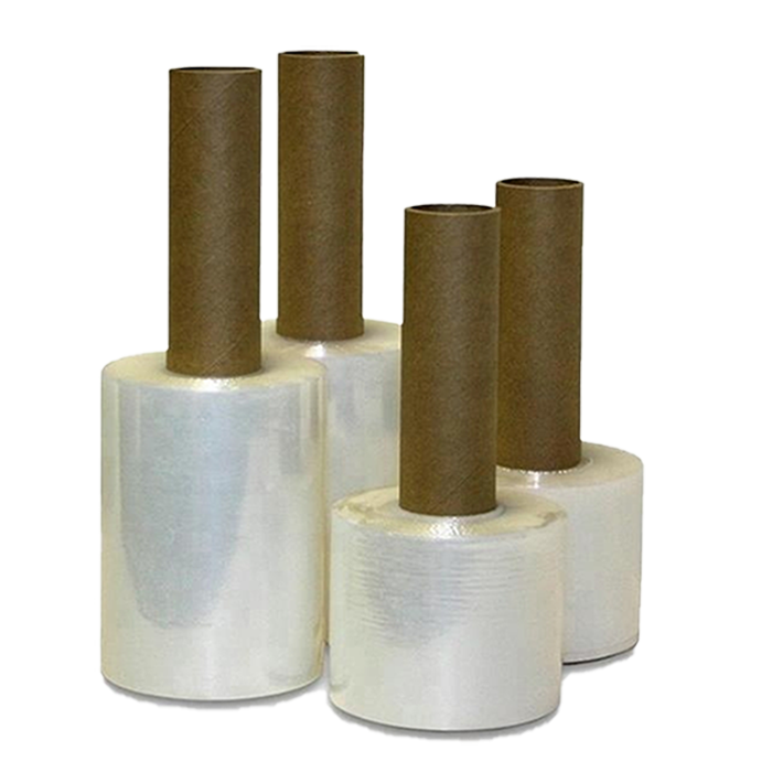 1500ft 80 gauge heavy duty small clear stretch wrap film roll