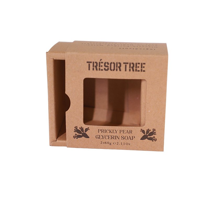 Customized Kraft Paper Handmade Soap Packaging Box Handmade Soap Display Box Customizable Kraft Paper Box