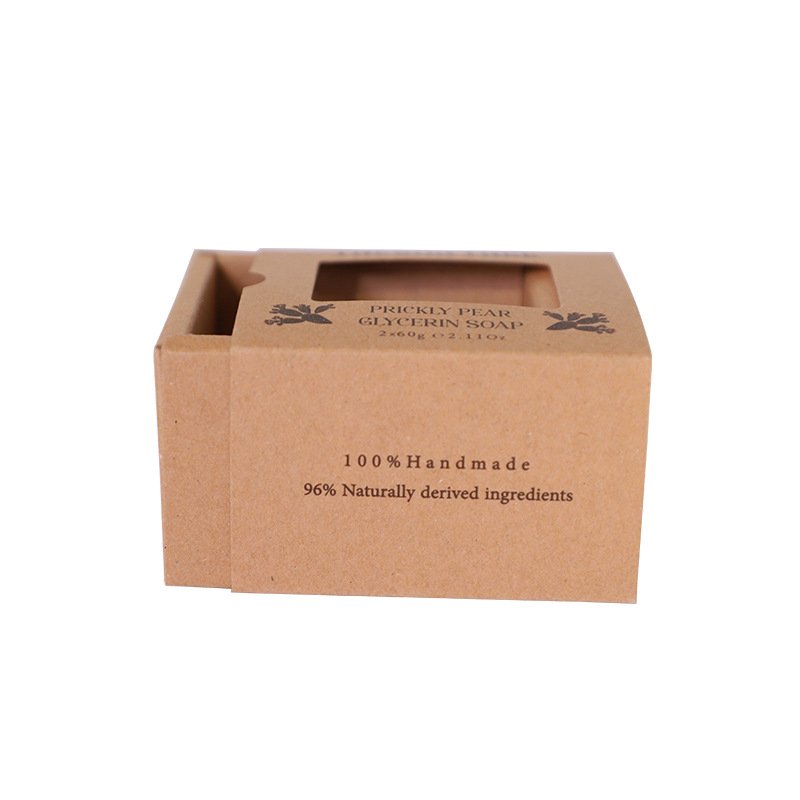 Customized Kraft Paper Handmade Soap Packaging Box Handmade Soap Display Box Customizable Kraft Paper Box