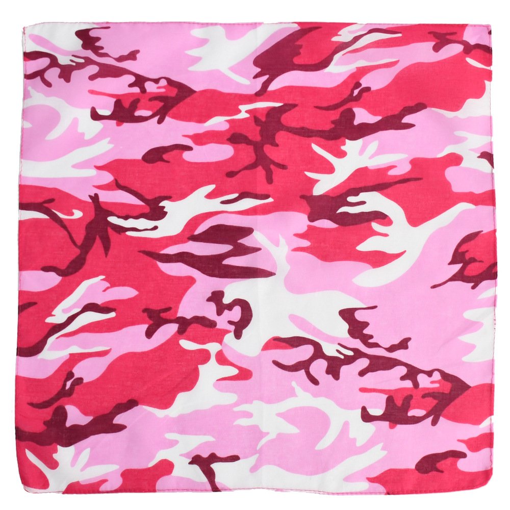 Wholesale Custom Tactical Polyester Cotton Cycling Mask Headscarf Square Scarf Cashew Camouflage Outdoor Sports Handkerchief