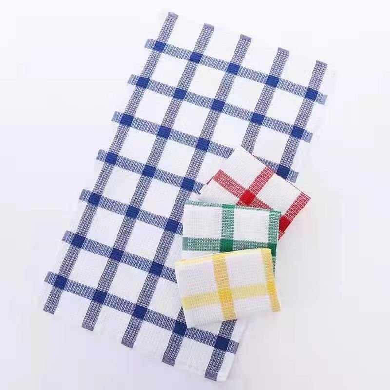 Wholesale OEM Factory custom logo 100% Cotton handkerchief cotton kitchen towel