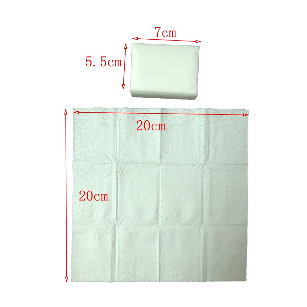 Custom Virgin Wood Facial Paper Wholesale Mini Pocket Handkerchief Small Facial Tissue for Travel Or Outdoor Use