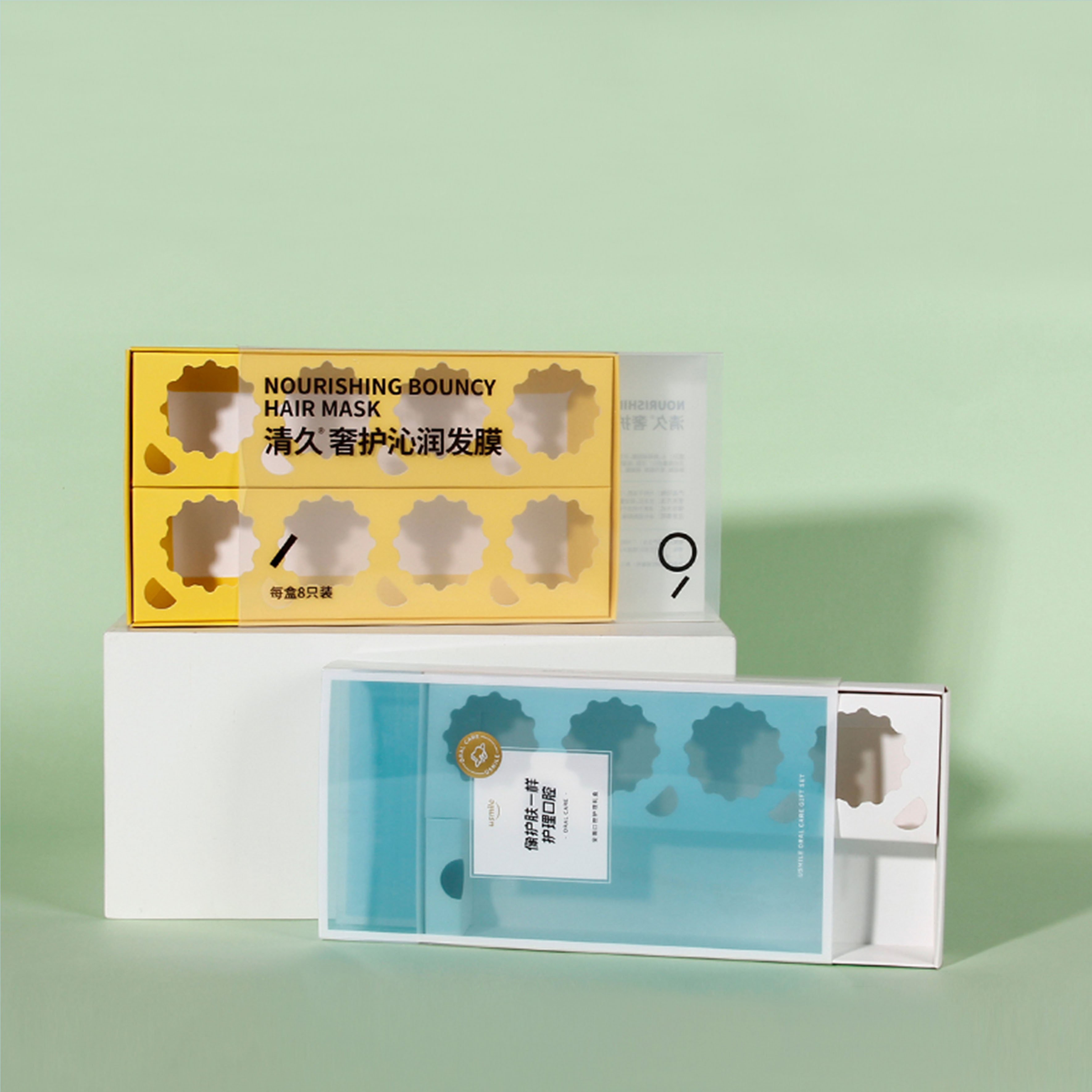 Window Plastic Sleeve Box Clear Box Plastic Packaging Box for Daily Product