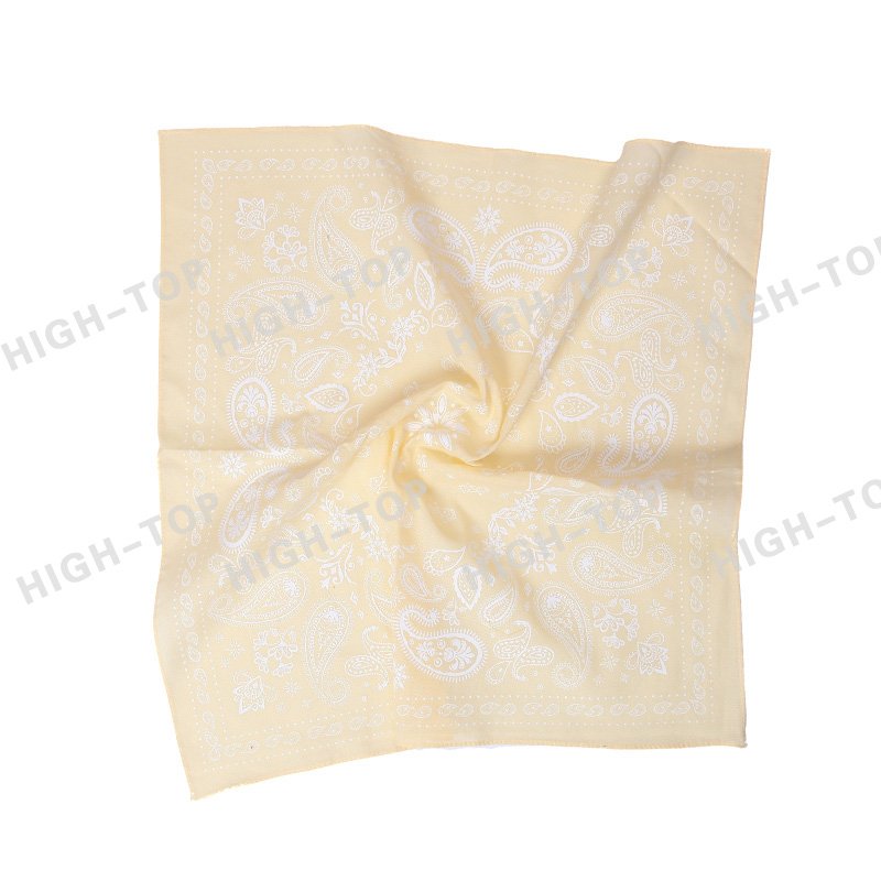 Unisex Fashion Custom Material Bandana Handkerchief Head Wrap Summer Square Silk Cotton Bulk Tie Dye Floral Solid Camouflage