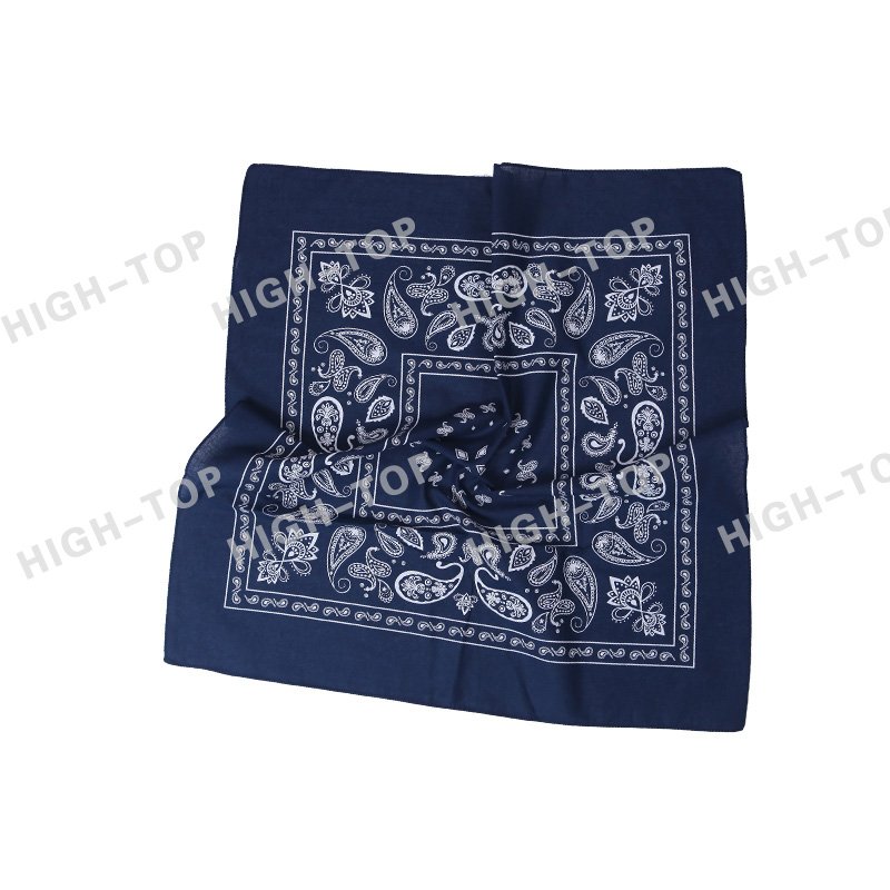 Unisex Fashion Custom Material Bandana Handkerchief Head Wrap Summer Square Silk Cotton Bulk Tie Dye Floral Solid Camouflage