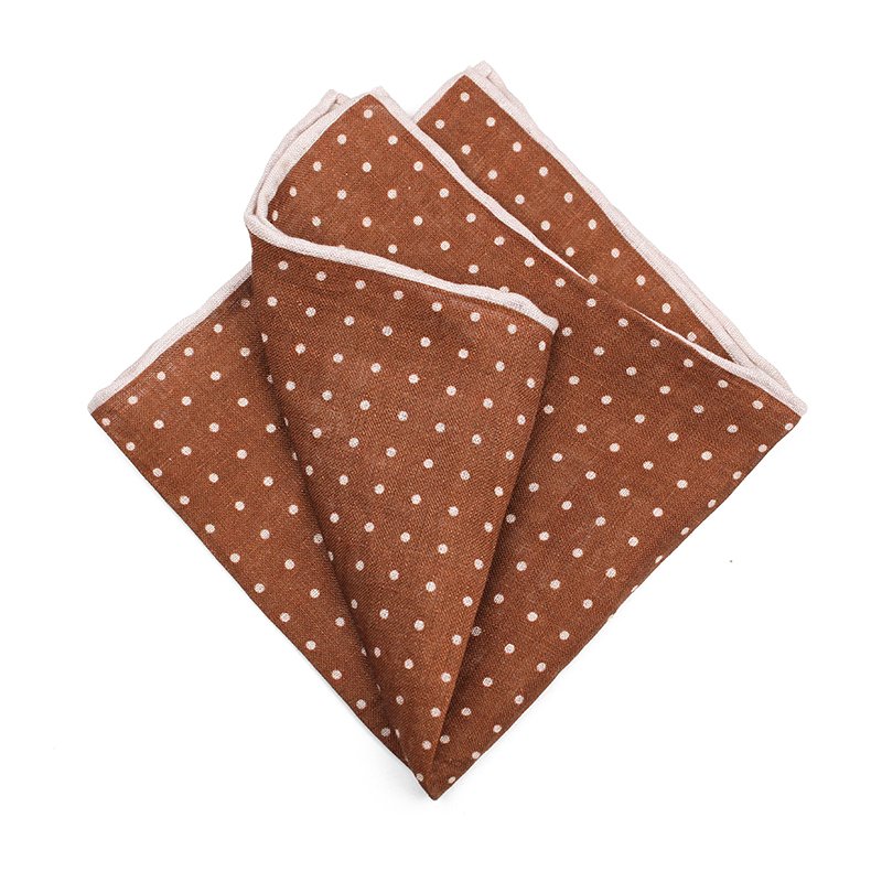 Men's Suits Linen Handkerchiefs Woven Floral Vintage Pocket Square Hankies Men's Business Casual Square Pockets Hanky Towel
