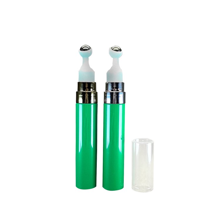 No Leakage Free Sample Luxury Airless Bottle Cosmetic Bottles 5ml 10ml 12ml Eye Serum Cosmetic Packaging With Zinc Alloy Head