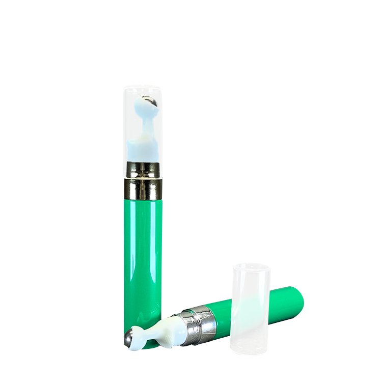 No Leakage Free Sample Luxury Airless Bottle Cosmetic Bottles 5ml 10ml 12ml Eye Serum Cosmetic Packaging With Zinc Alloy Head