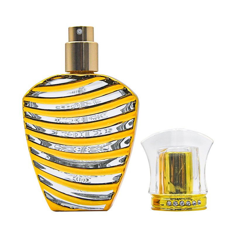 Promotional sample new 50ml round perfume spray bottle glass bottle supplier perfume bottle