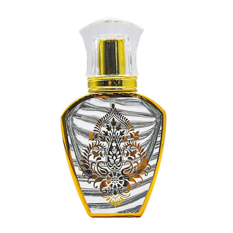 Promotional sample new 50ml round perfume spray bottle glass bottle supplier perfume bottle