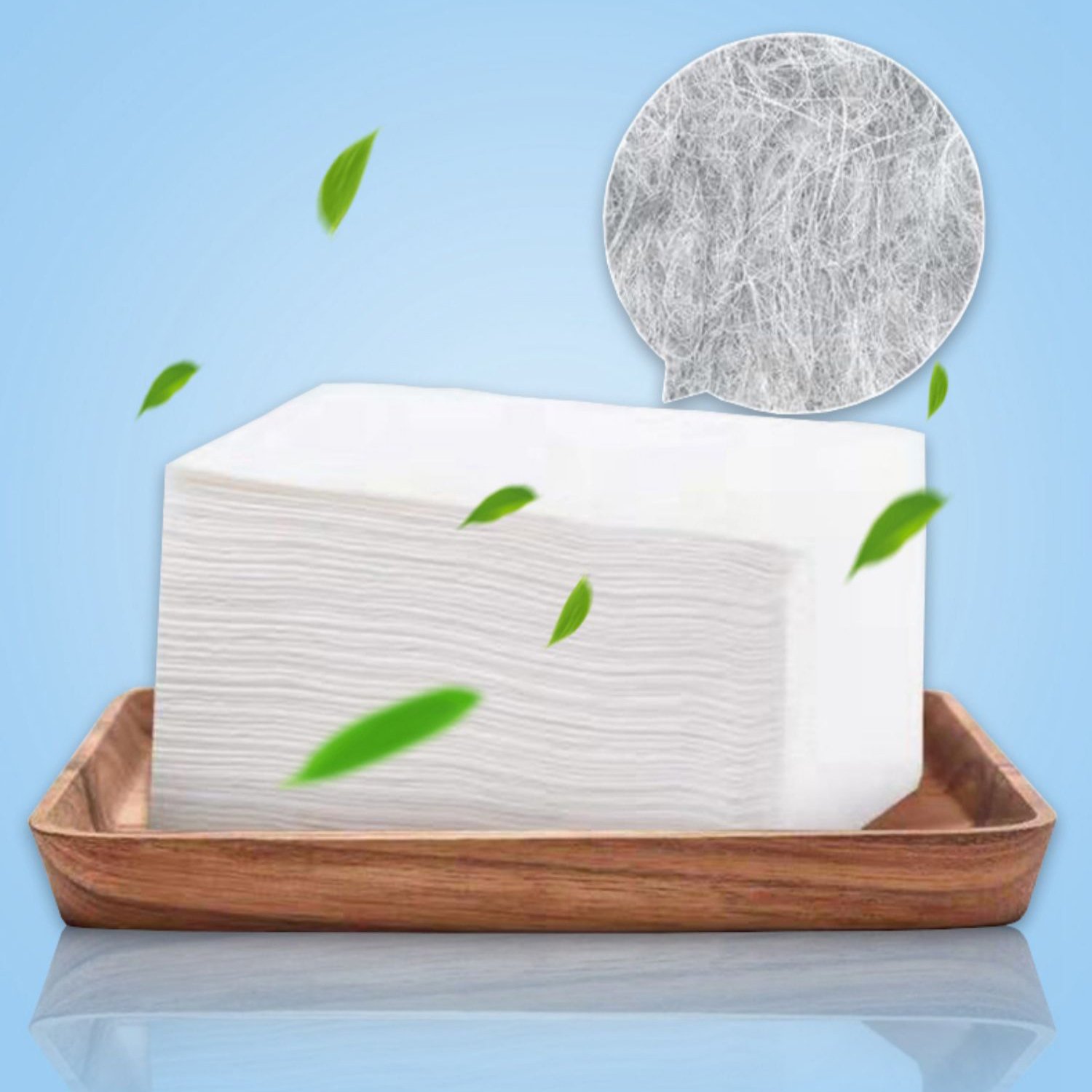 Wholesale Mini Pack Printed Facial Tissue Paper 3ply 50 Sheets Virgin Pulp Oem Design Tissue Paper