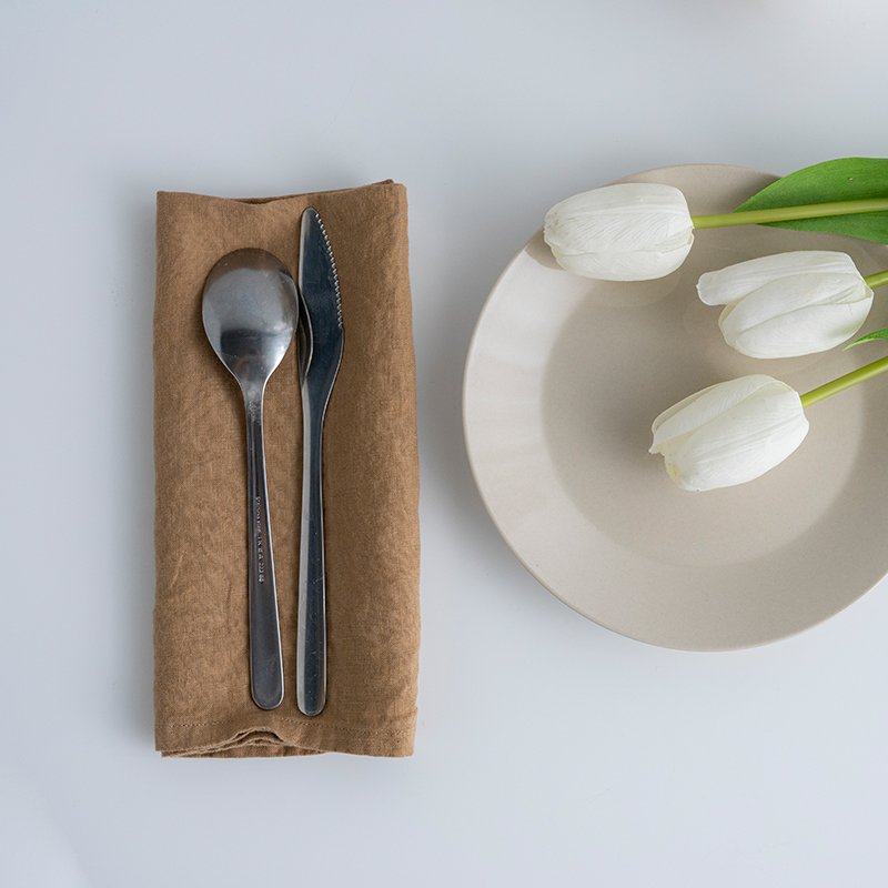 wholesale OEKO-TEX luxury wedding European dinner kitchen handmade hemstitch natural linen table napkin cloth linen handkerchief