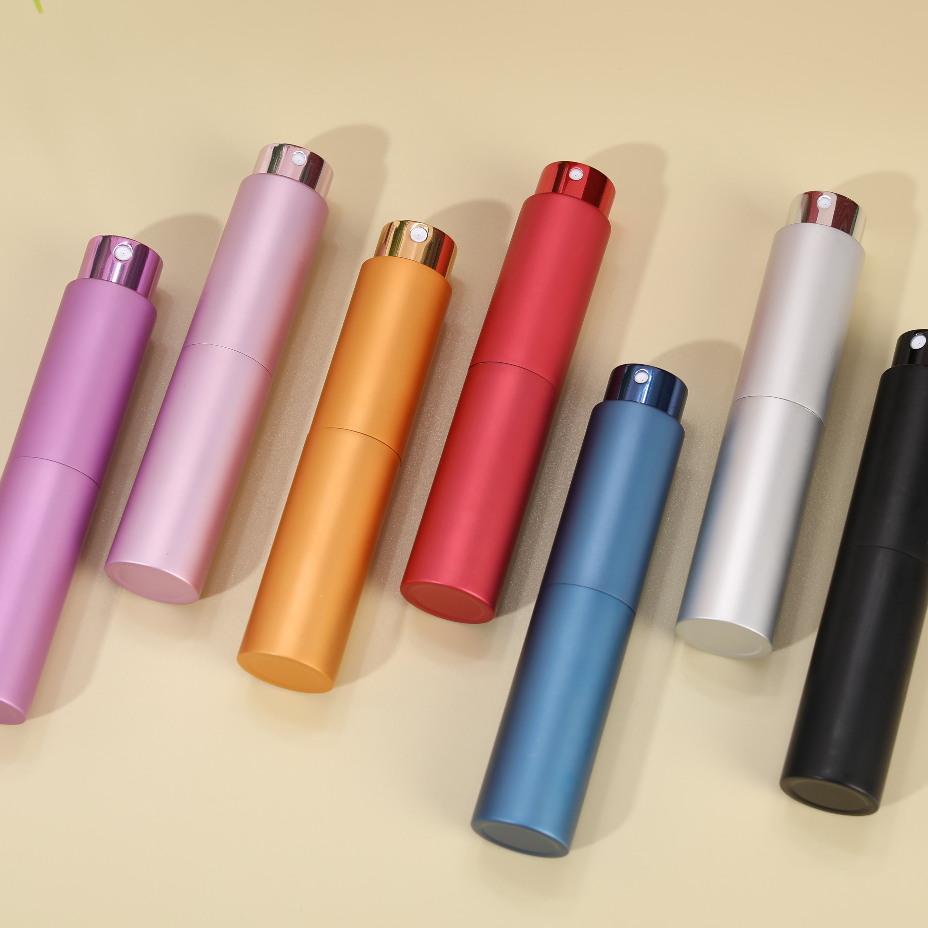 refilling 8ml 10ml mini spray perfume bottle custom LOGO portable perfume atomizer refillable empty perfume bottle with box