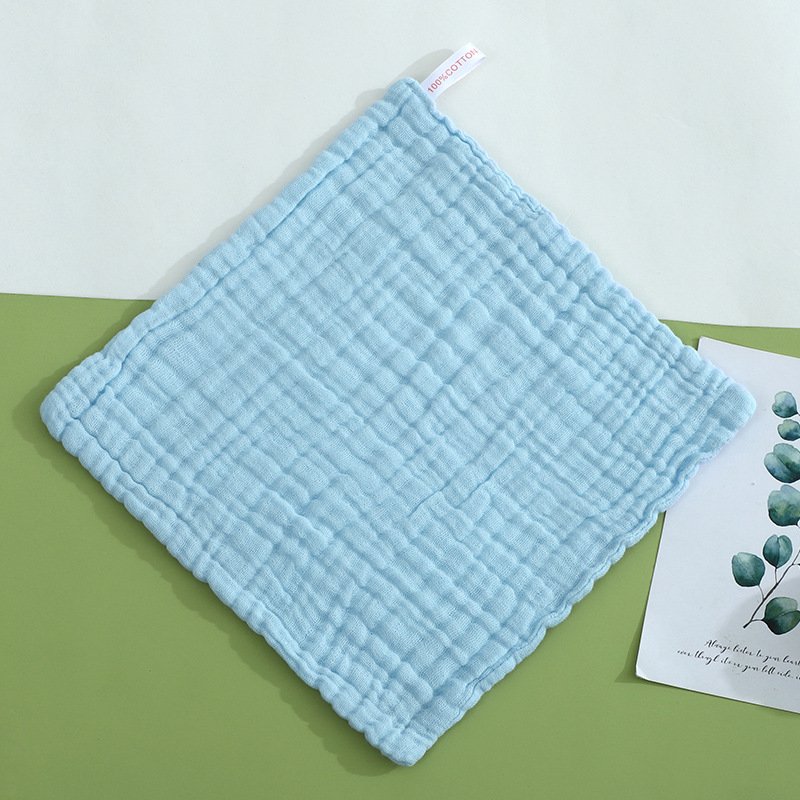 Face Hand Bathing Towel Feeding Square Towels Handkerchief Newborn Baby Infant Cartoon 100 Cotton Gauze 6 Layers