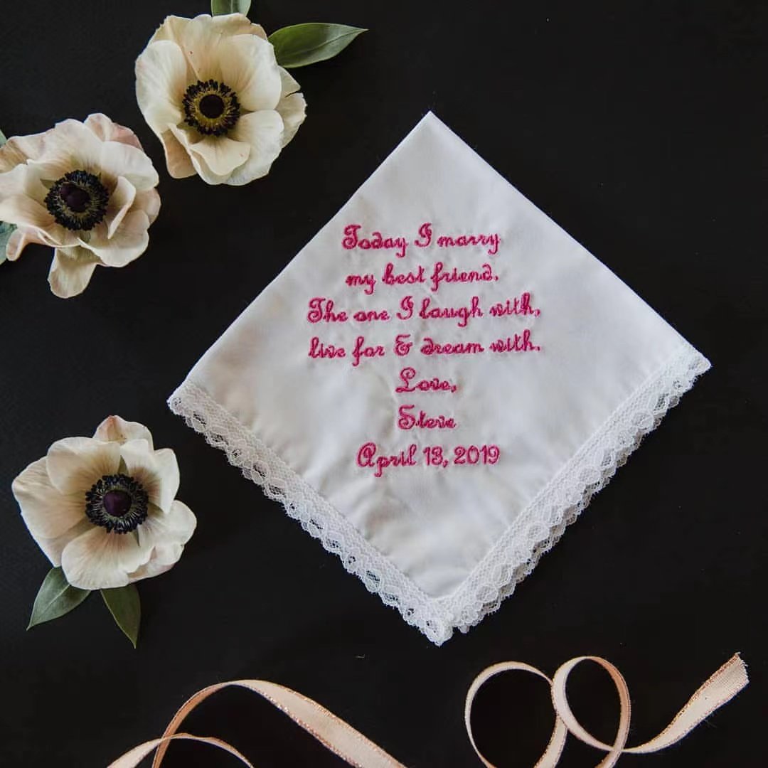 Wholesale monogrammed linen napkin vintage cotton wedding napkin