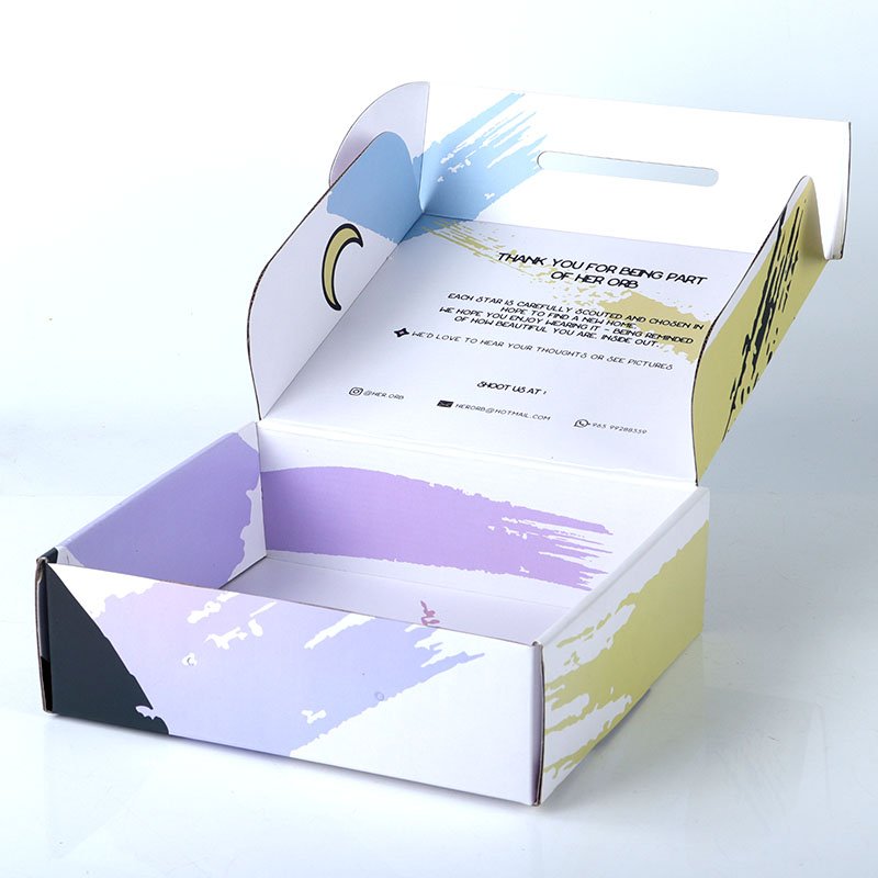 High-End Custom Luxury Floriculture Packaging Gift Box Corrugated Paper Mailer Box Clothing & Shoes Packaging Shipping Box JC