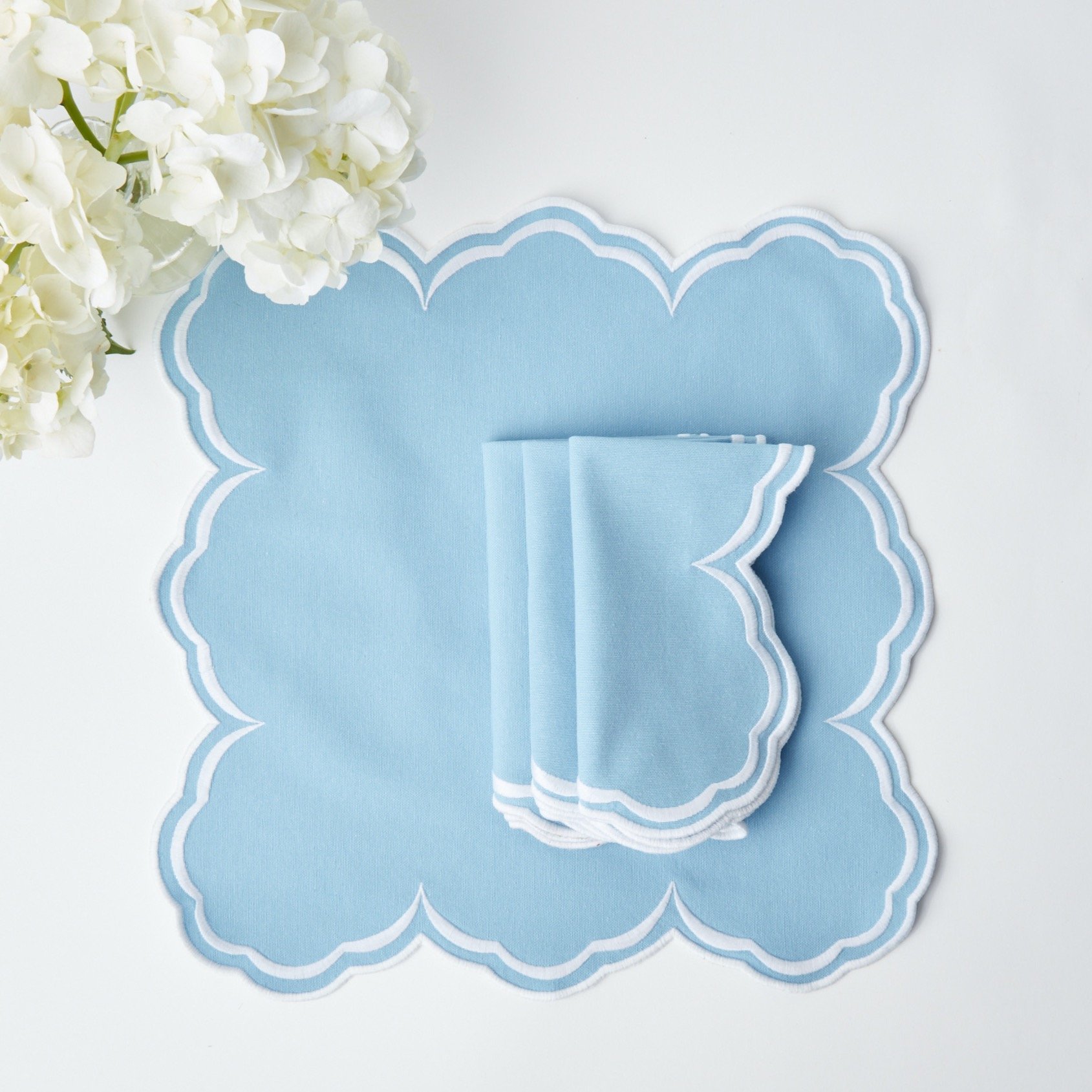 pink embroidery Letter linen placemat embroidered handkerchief with initials washed linen napkin