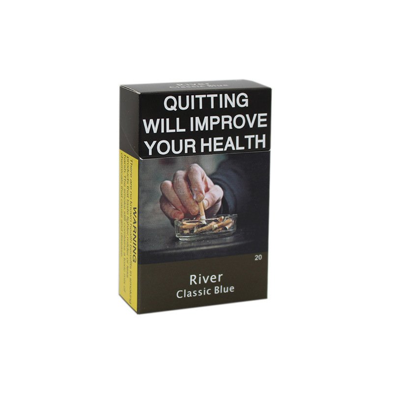 KULICA Unique High Quality Black Cigarette Flip Boxes Customized Logo Cigarette Box Packaging