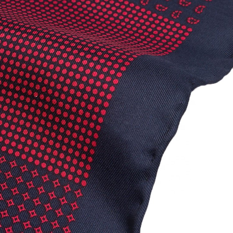 High Quality Hand Rolled Solid Pocket Square Elegance Mens Plain Handkerchief