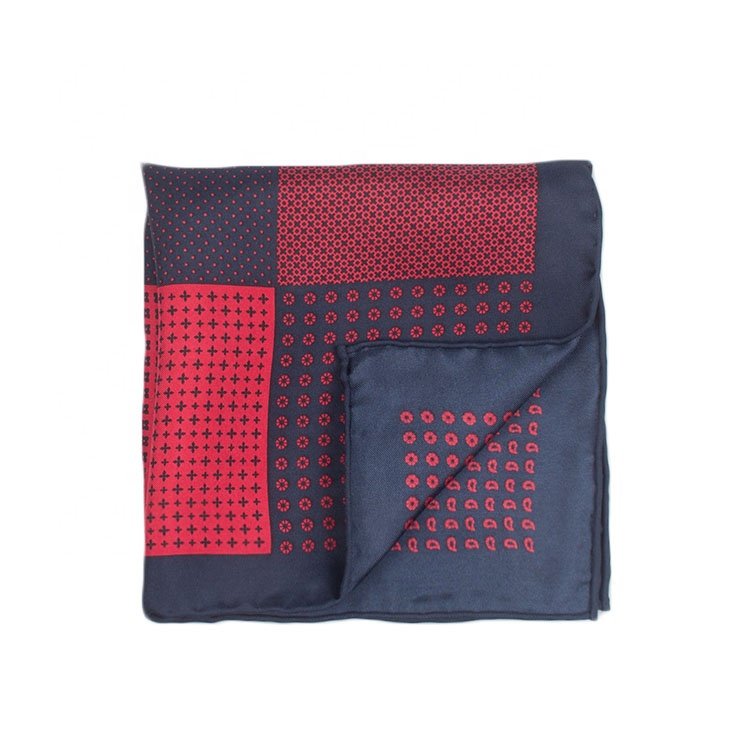High Quality Hand Rolled Solid Pocket Square Elegance Mens Plain Handkerchief