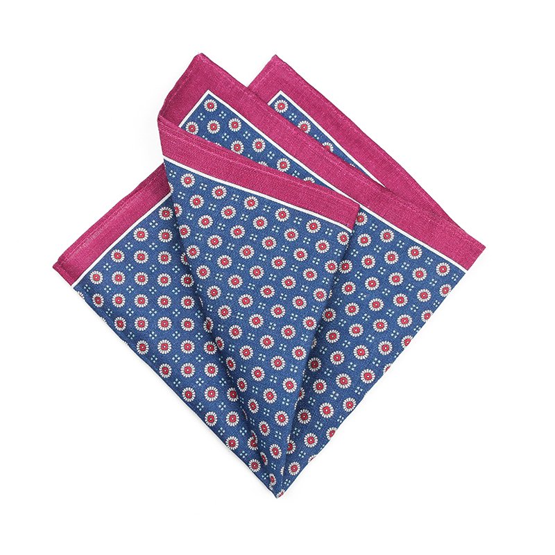 Custom Vintage Linen Hankie Soft Fabric Handkerchief Men Pocket Square Wedding Stylish Gift Party Dinner Accessory