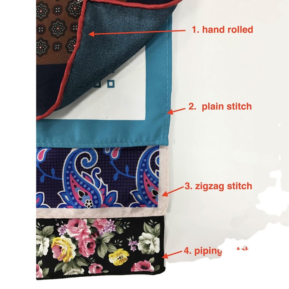 Custom Vintage Linen Hankie Soft Fabric Handkerchief Men Pocket Square Wedding Stylish Gift Party Dinner Accessory
