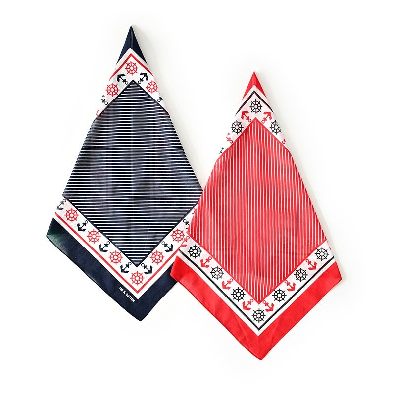 Customized Fashion Cotton Multifunction Square Sport Headwear Bandana With Logo Custom Printed Cotton bandana