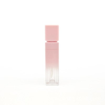 5g clear customized custom logo square new empty plastic cosmetic lipstick tube