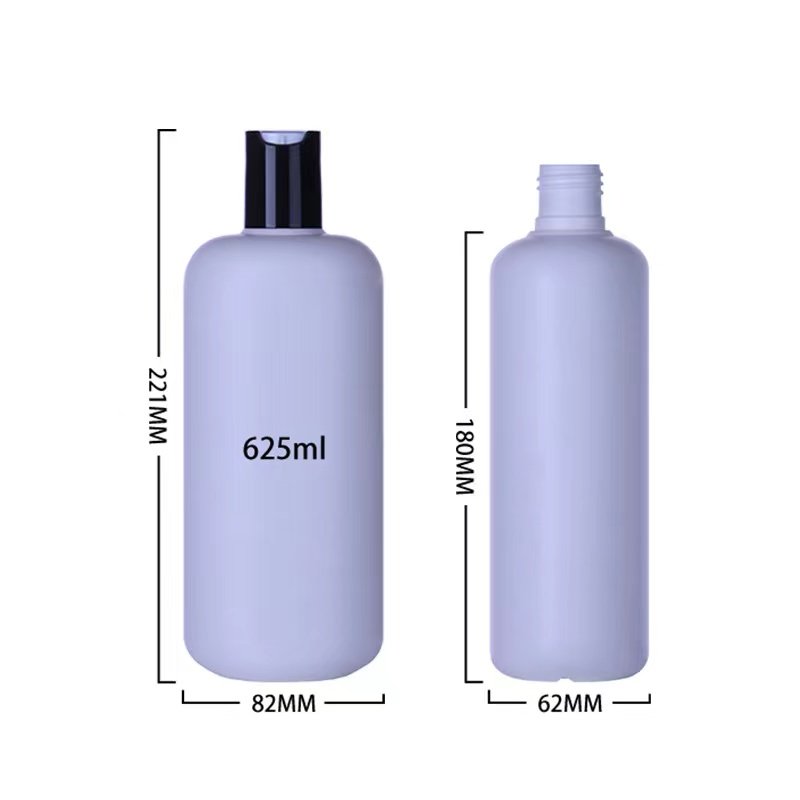 625ml Sunscreen Lotion Bottle Qiuqiu Cap Squeeze Bottle 600ml Scrub Travel Separate pe bottle