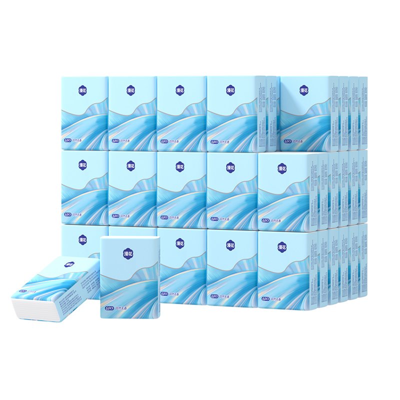 Wholesale pocket tissue 100% virgin wood pulp handkerchief paper 3 ply napkins with logo small package clean napkin tissue