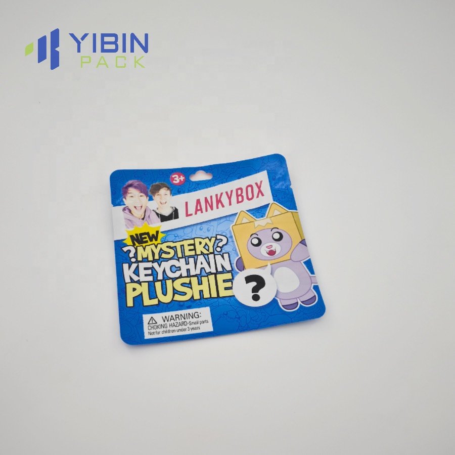 Factory direct Custom Printed Heat Seal Plastic Package Side Gusset Gravure Printing Bag for Toys Package Game Toy Mylar Bag