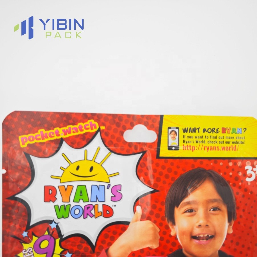 Factory direct Custom Printed Heat Seal Plastic Package Side Gusset Gravure Printing Bag for Toys Package Game Toy Mylar Bag