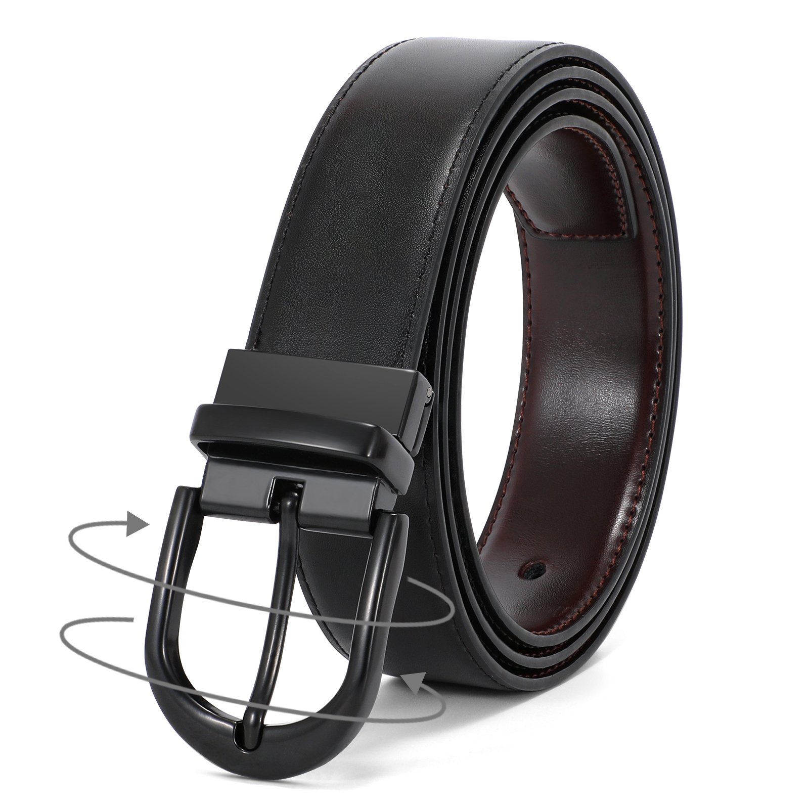 Factory Custom No Holes Full Grain Leather Men's Luxury Business Casual Bridle Leather Belt Strap without Buckle