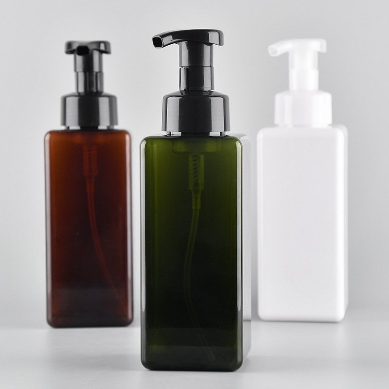 Factory Supply 650ml Plastic PETG Shower Gel Plastic Bottle Empty Cosmetic Packing Bottle For Hand Soap