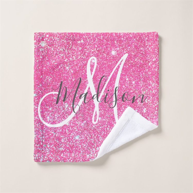 Customized Digital Printing Small Face Towel Handkerchief Towel For Kids