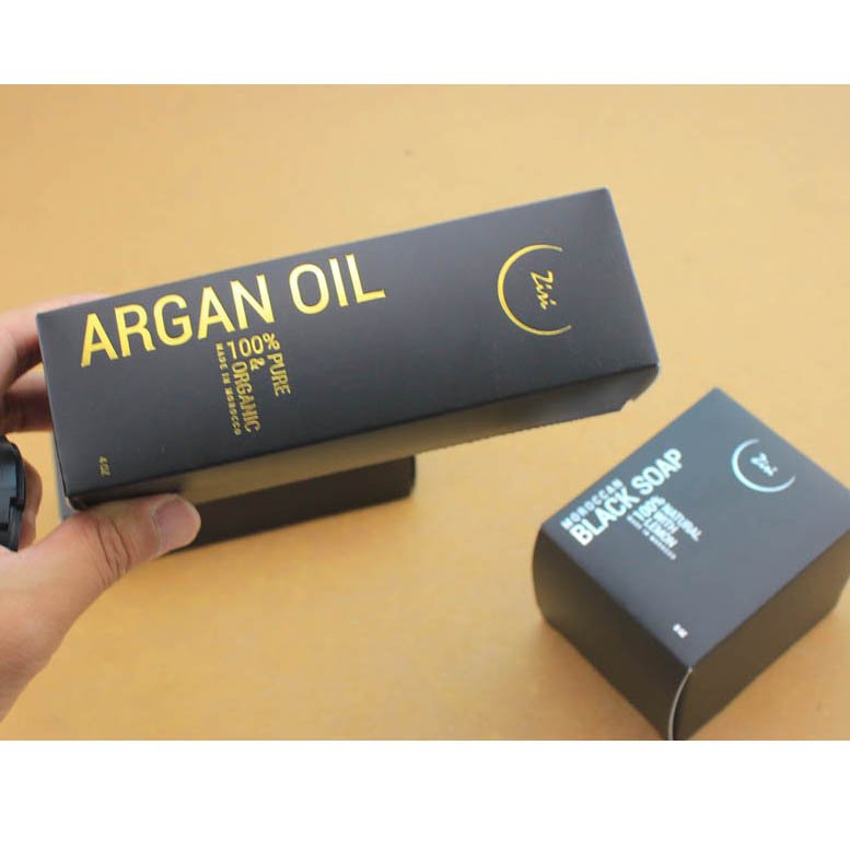 Custom Logo Printed Packaging Boxes black Paper Box with pink hot stamping paper box