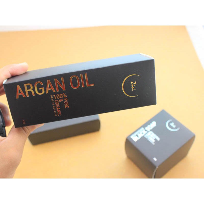 Custom Logo Printed Packaging Boxes black Paper Box with pink hot stamping paper box