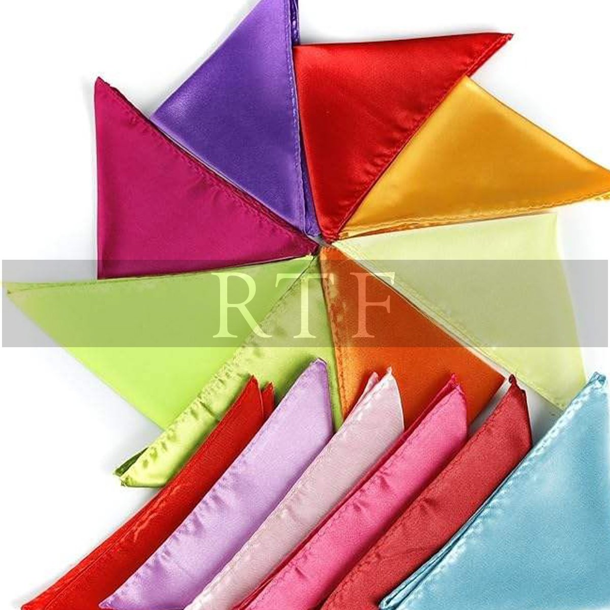Cheap Price Silk Satin Formal Suit Men's Handkerchief Solid Color Pocket Squares for Mun by Raw to Fine