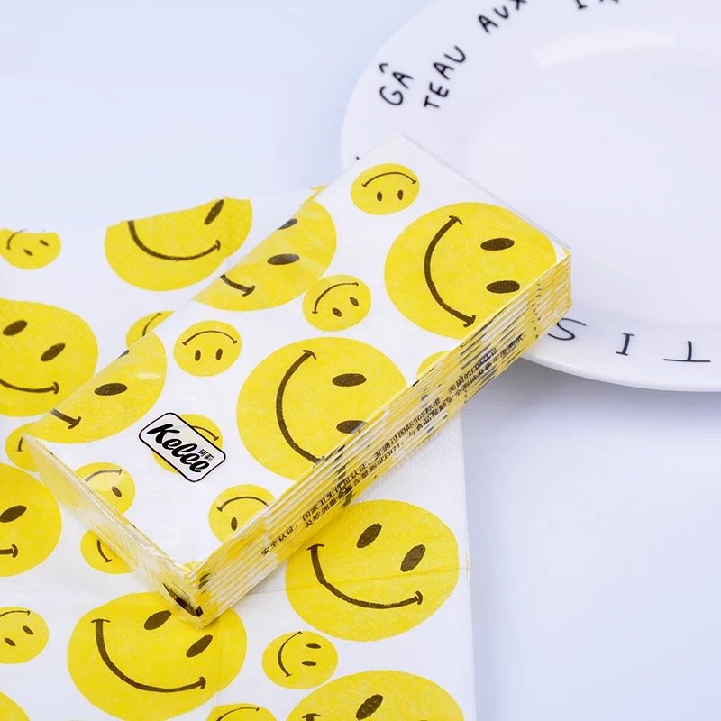 color printed handkerchief pocket tissue paper Supply