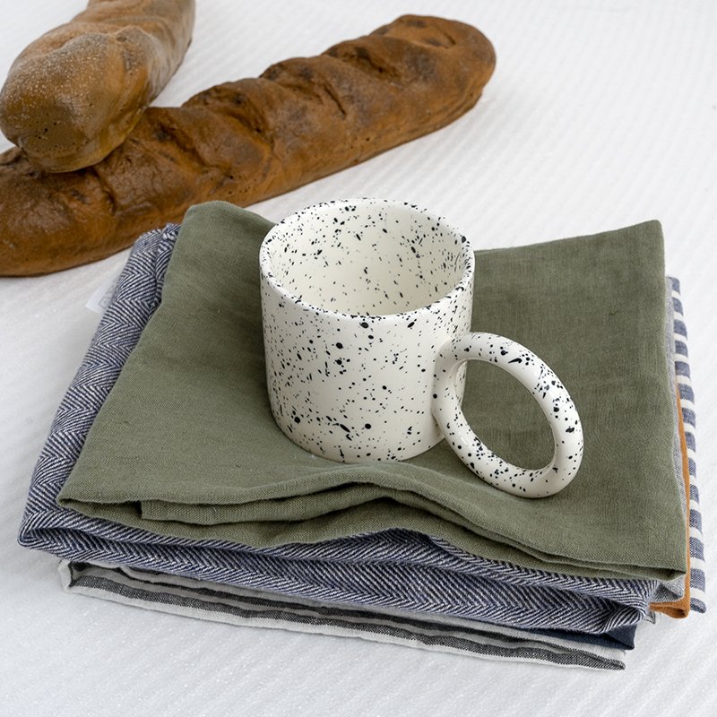 China luxury super soft washed pure solid color hotel linen napkins 100 flax linen tea towel placemat