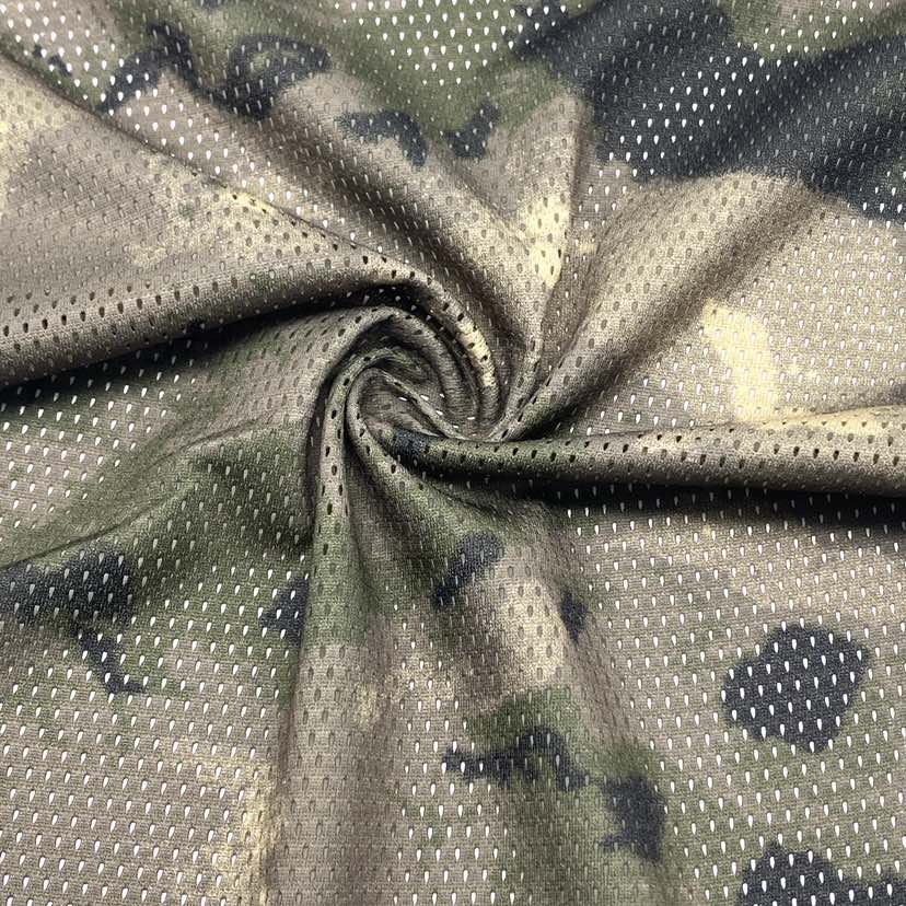 100%polyesyer 115-120GSM camouflage cover mesh fabric for outdoors Hunting and Sun Shade