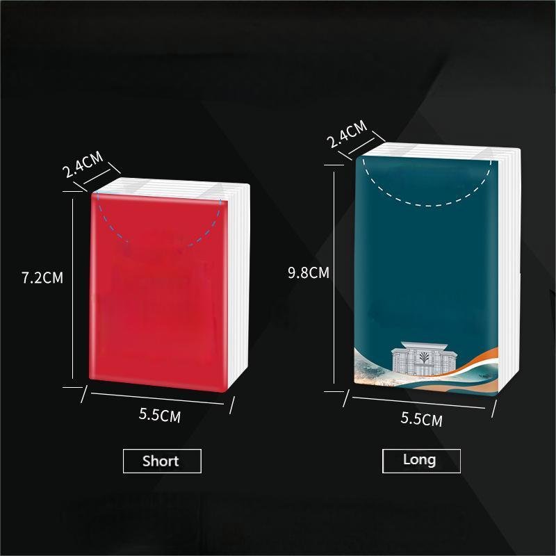Short Customized Mini Tissue Packs Portable Facial Tissues Mini Napkins Compact Handkerchief Tissues Small Batch