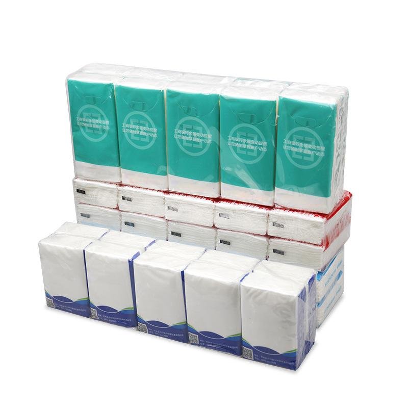 Short Customized Mini Tissue Packs Portable Facial Tissues Mini Napkins Compact Handkerchief Tissues Small Batch