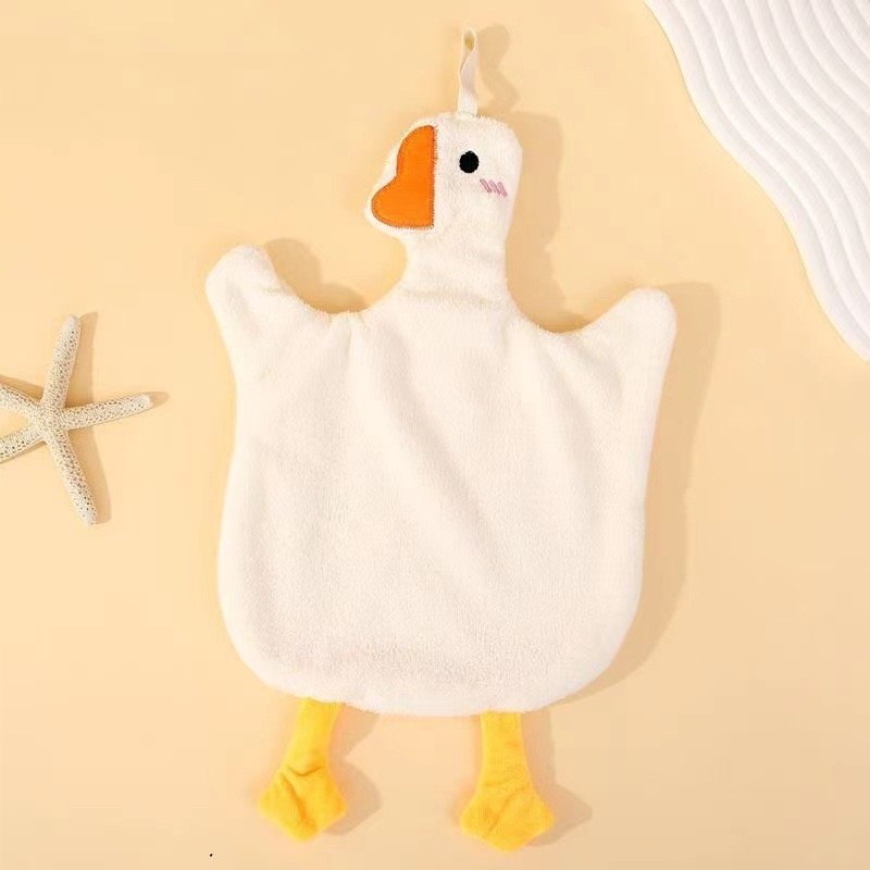 Big Goose Handkerchief Hanging Cute Children's Cartoon Water Absorbent Cute Handkerchief drool Towel