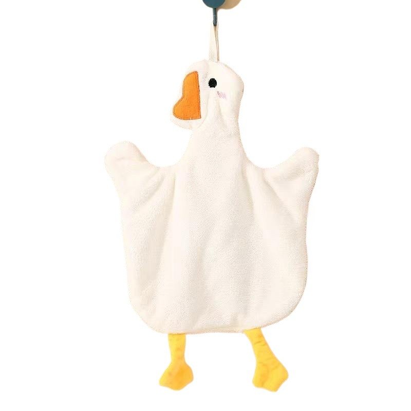 Big Goose Handkerchief Hanging Cute Children's Cartoon Water Absorbent Cute Handkerchief drool Towel
