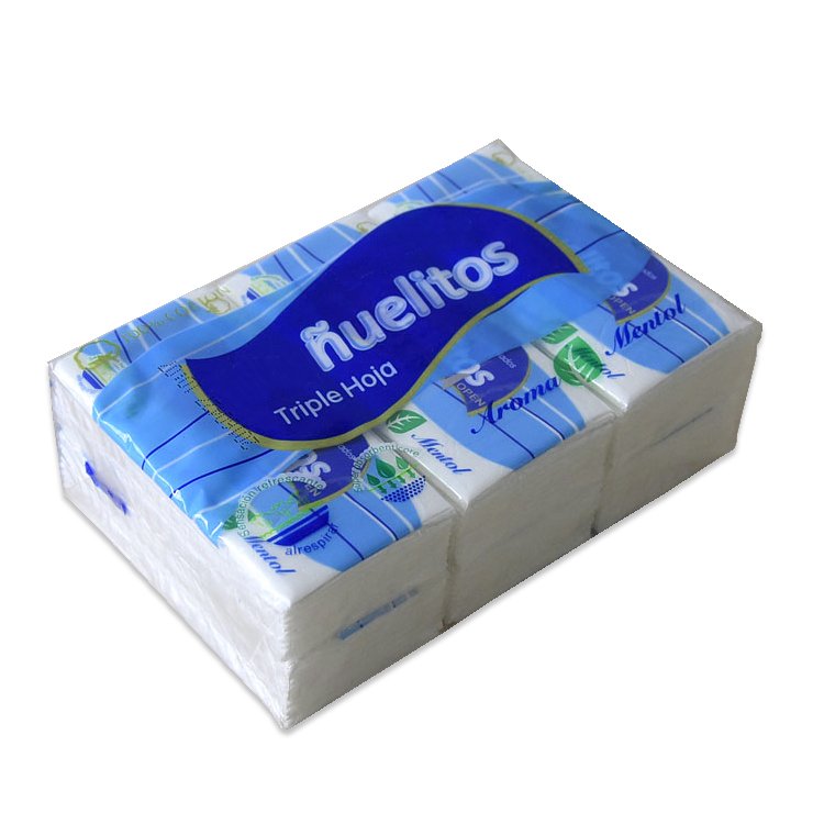 custom universal super absorbent paper table handkerchief pocket-sized scented moist tissues pocket tissue for advertisement