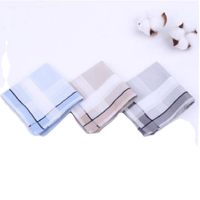 Freeshipping 1pc 43*43cm new 100% Cotton Handkerchiefs Business Men Handkerchief