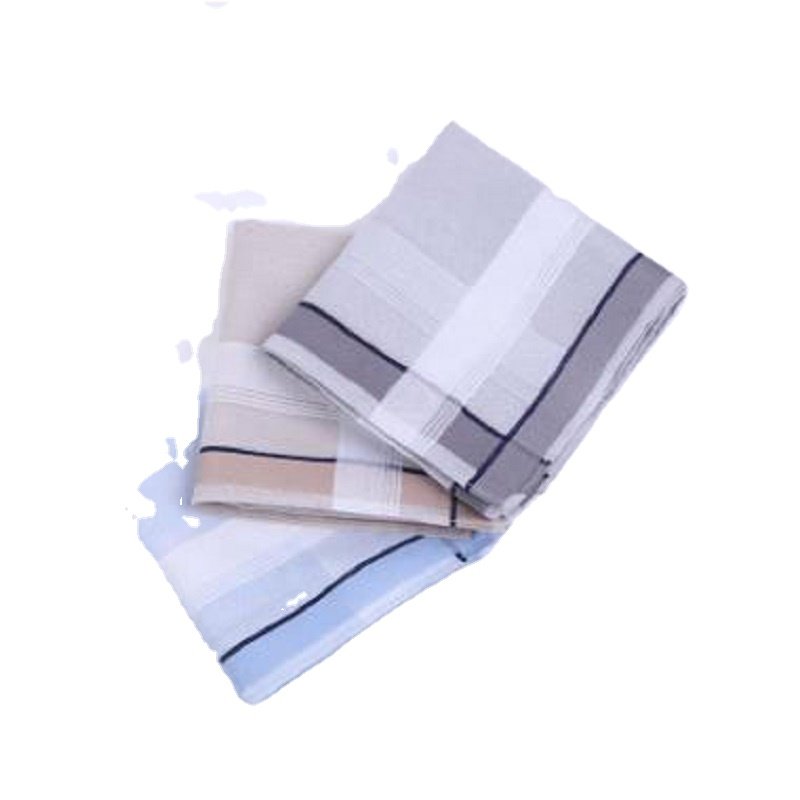 Freeshipping 1pc 43*43cm new 100% Cotton Handkerchiefs Business Men Handkerchief