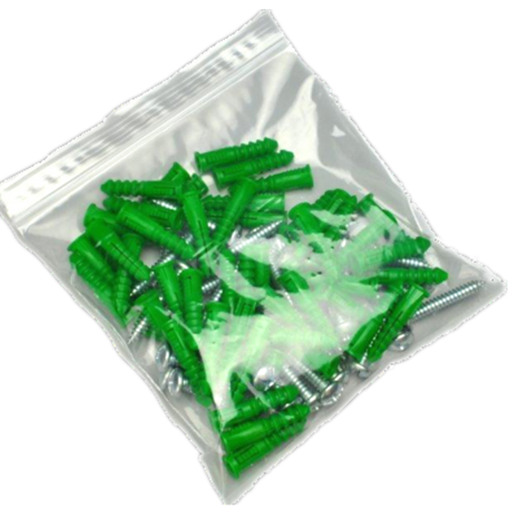 3-Side Sealed Waterproof & Leakproof Zip Lock Bags Available in Various Sizes for Component Jewelry Made of Durable Plastic
