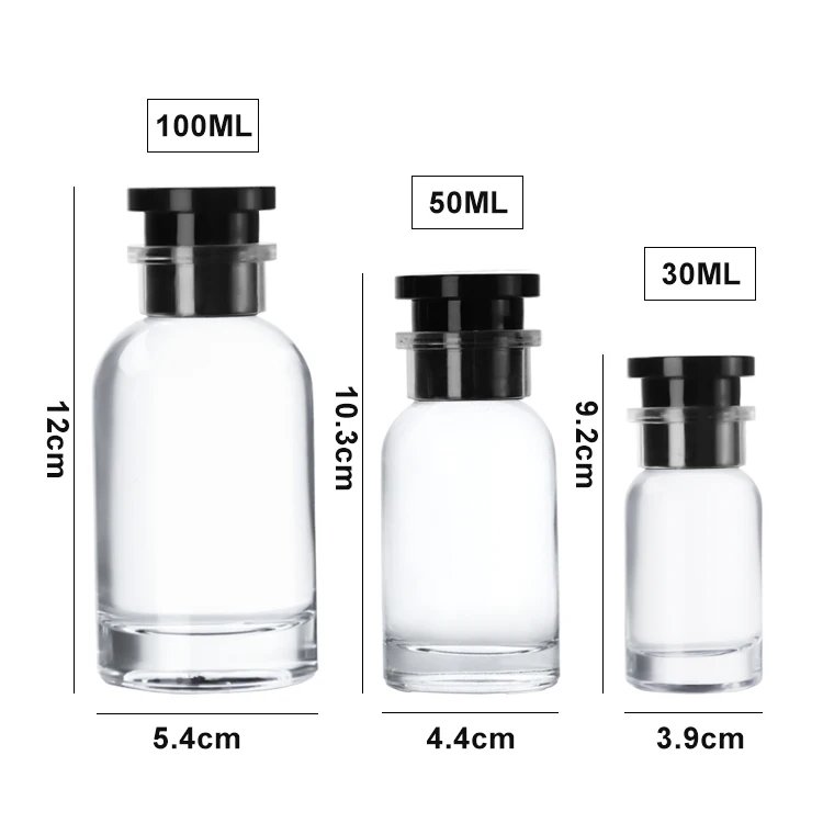 Custom Supplier Perfume Bottle 100ml 50ml Unique Perfume Design Sprayer Perfume Bottle Glass Bottle With Box